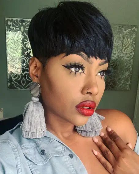 black pixie haircuts|cropped haircut pixie black girl.